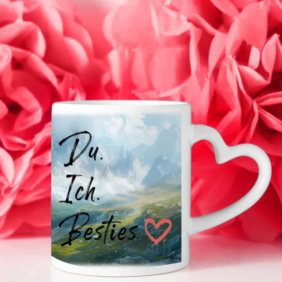 Freundschaftstassen 2 Freundinnen Mit Namen Dolomiten Du Ich Besties