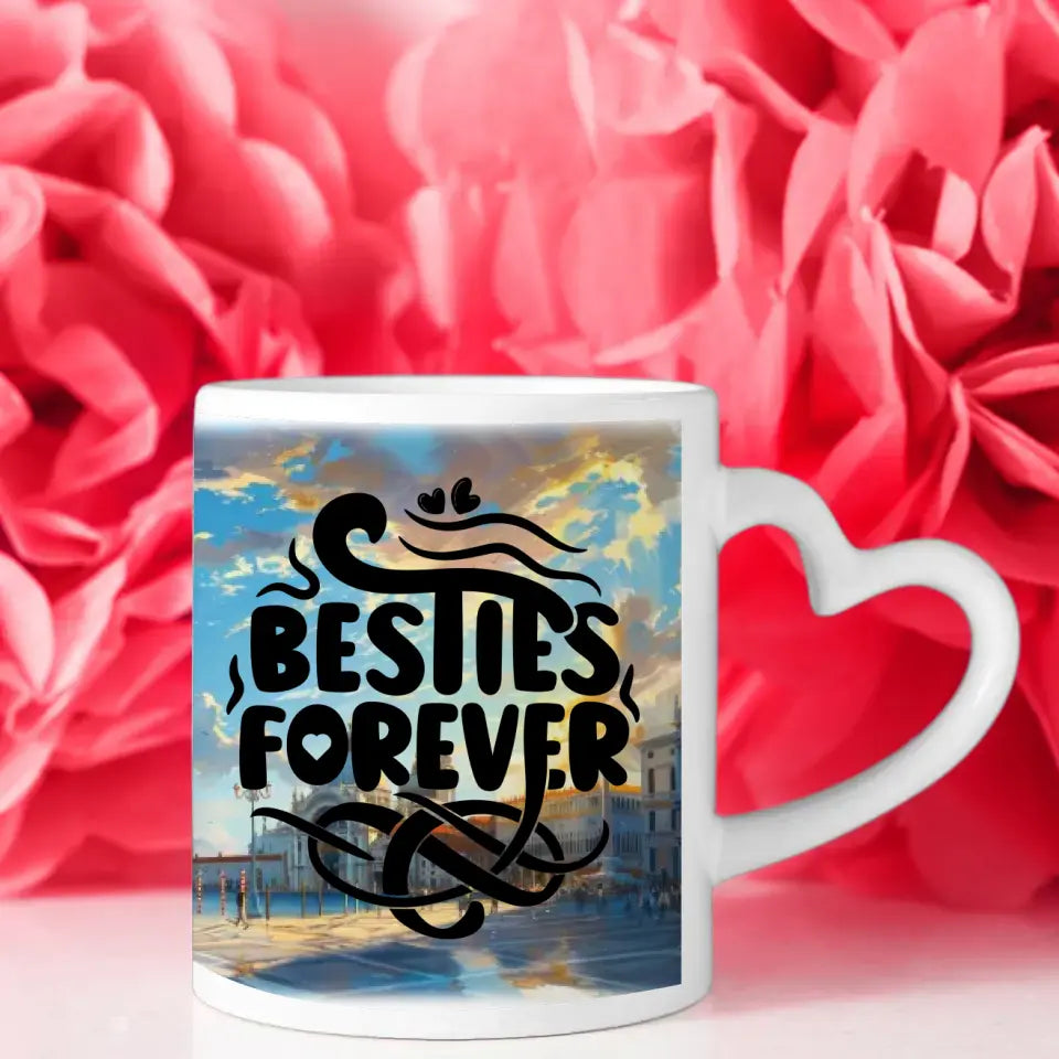 Freundinnen Tassen 2 Personen Mit Namen Italien Besties Forever