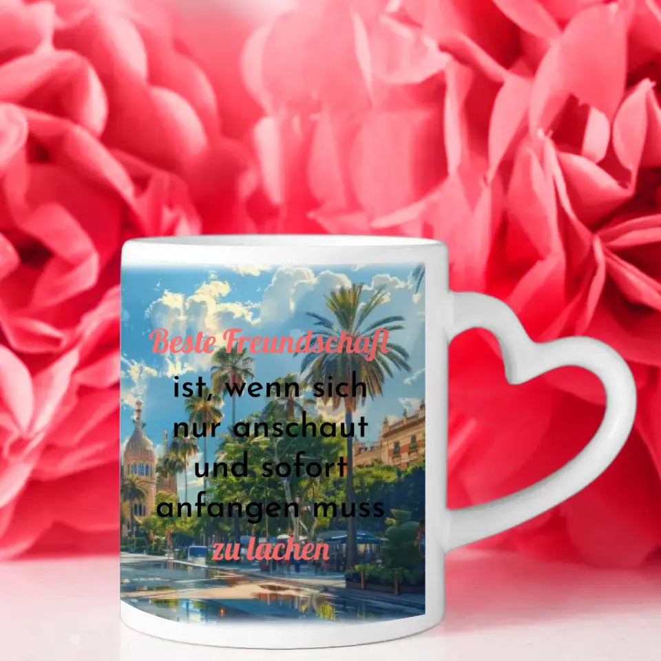 Tasse Beste Freundin Mit Namen Las Vegas Beste Freundschaft ist lachen