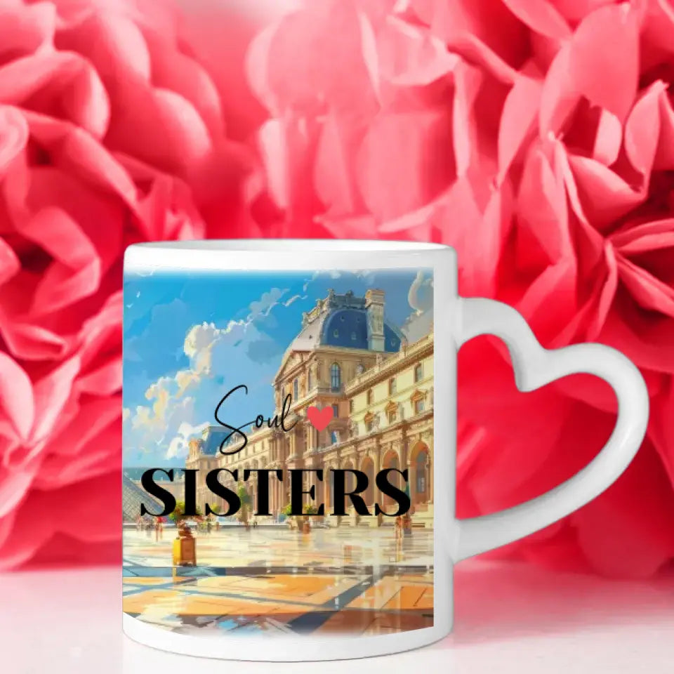 Beste Freundin Tasse Soul Sisters Louvre Frankreich Soul Sisters
