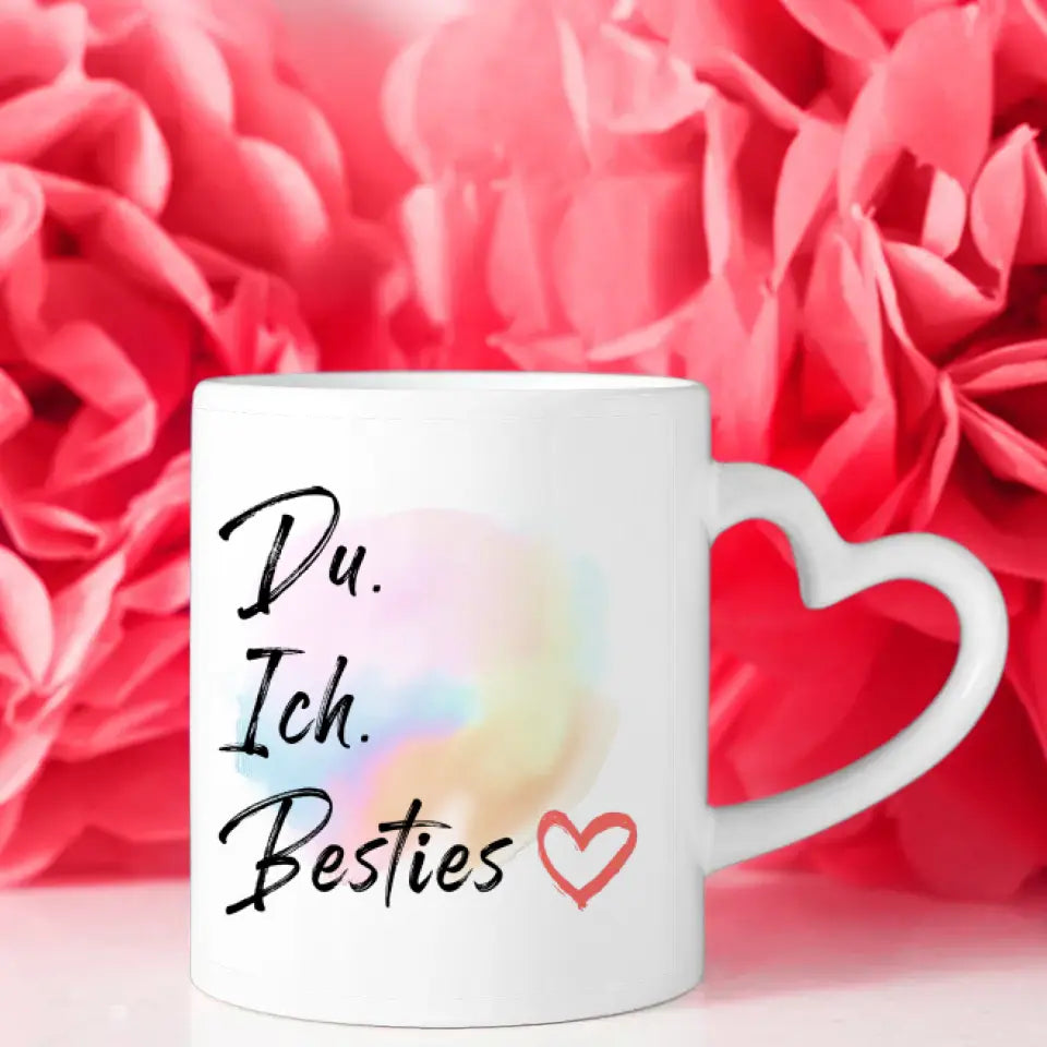 Freundinnen Tasse Mit Namen Disko Du Ich Besties
