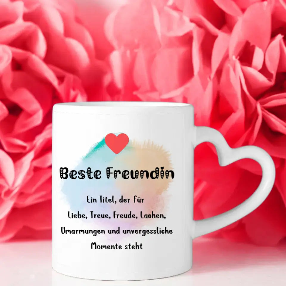 Personalisierte Tasse für 2 Freundinnen Kuba Havannah