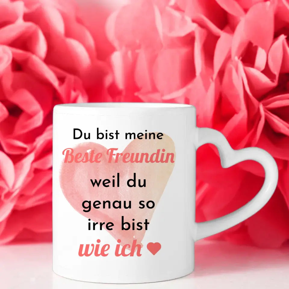 Freundinnen Tassen 2 Personen Miami Beach Du bist Irre wie Ich