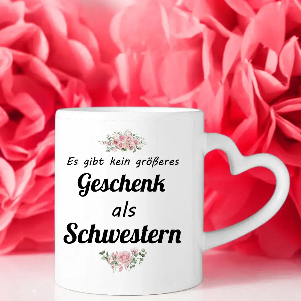 Schwester Tasse Kein größeres Geschenk Strand Urlaub