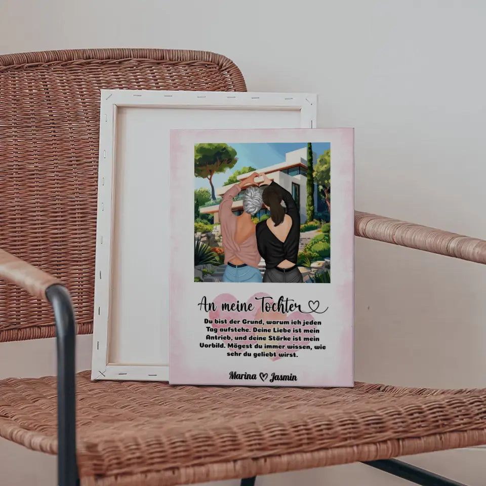 Personalisierte Mama Leinwand An Tochter Deine Liebe Villa 5