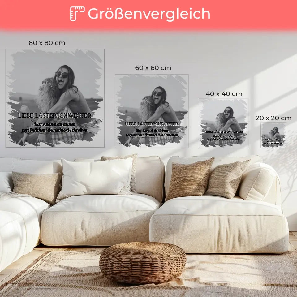 Beste Freundin Leinwand Personalisiert Zum Geburtstag