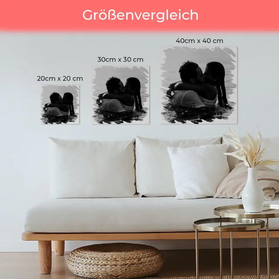 Fotoboard Personalisiert Paare für Valentinstag Mit Foto