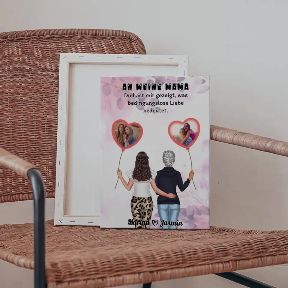 Leinwand für Mamas Bedingungslose Liebe Viele Optionen 5