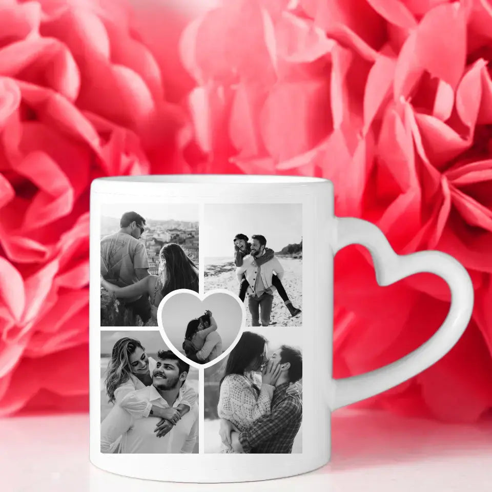 Tasse personalisiert Definition Seelenverwandte Mit Name und 5 Fotos