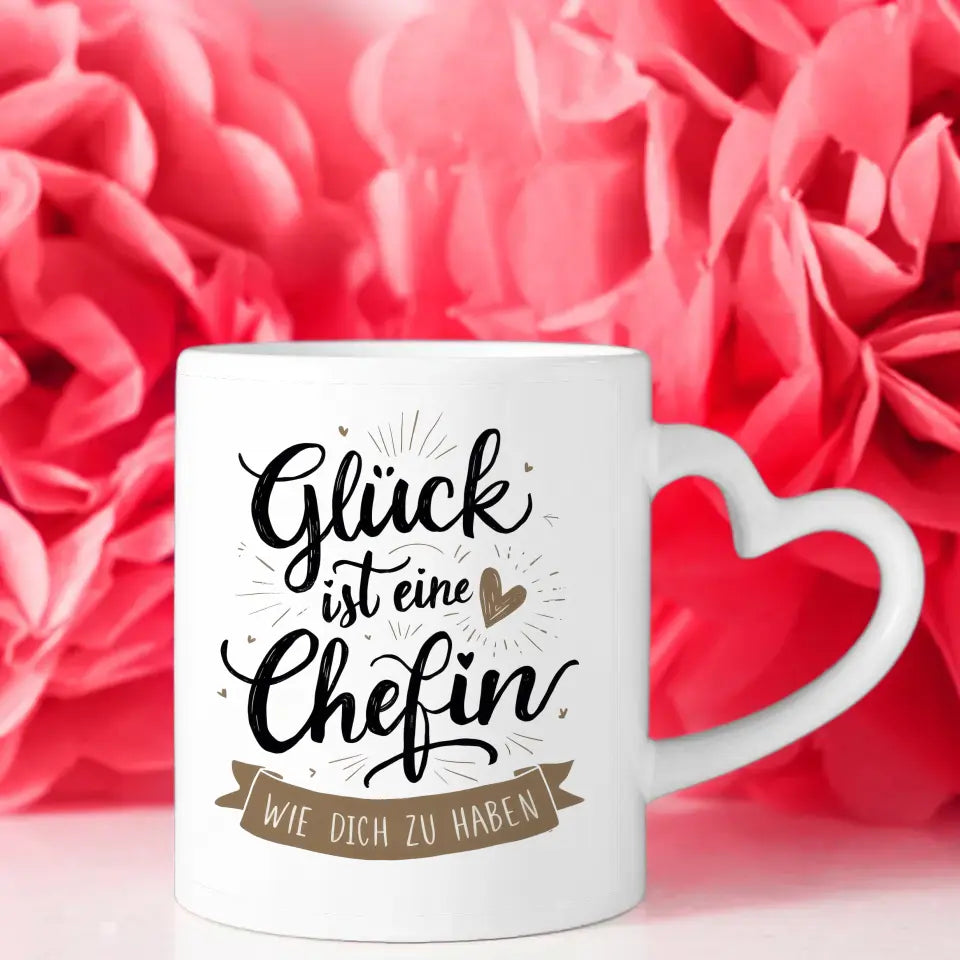 Personalisierte Tasse Glück Ist Eine Chefin Wie Du Kollegin Abschied