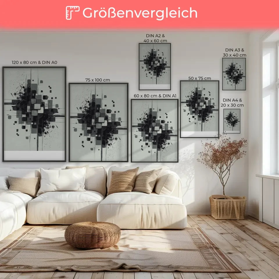 Kreatives Wandposter für inspirierende Raumgestaltung 7
