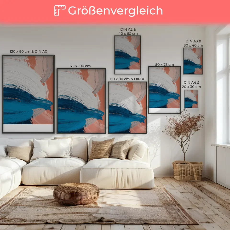 Kreative Pflanzenposter mit bunten Ballonformen für inspirierende Räume 7