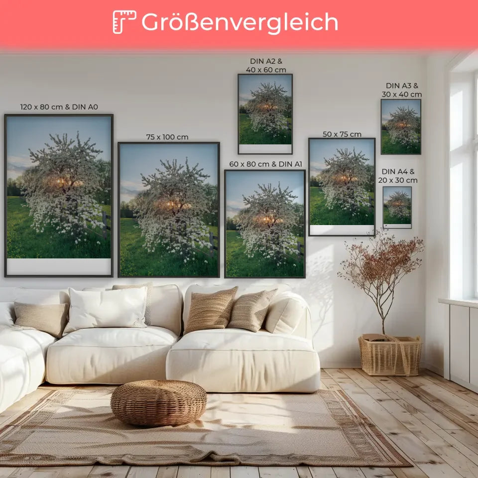 Küstenlandschaft Poster Luftaufnahme mit Wasserfall und Klippen im Meer 7
