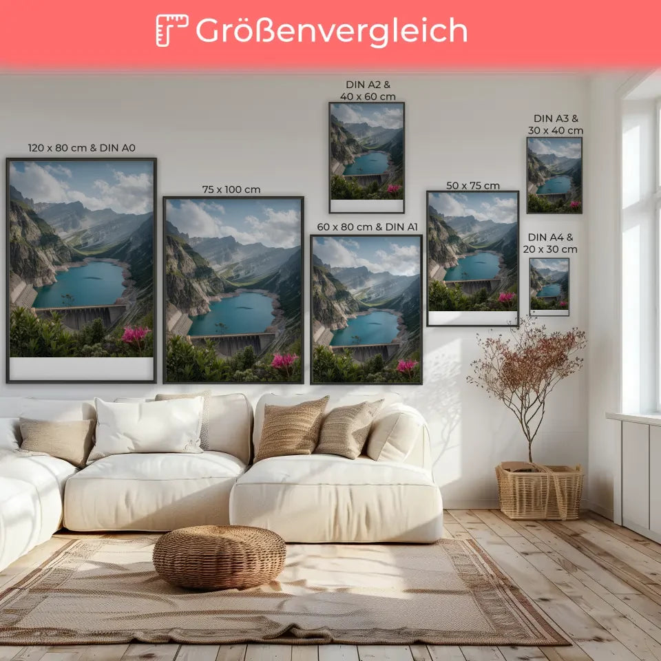 Hochwertiges Sonnenuntergangs-Poster für Strandliebhaber und stilvolle Dekoration 7