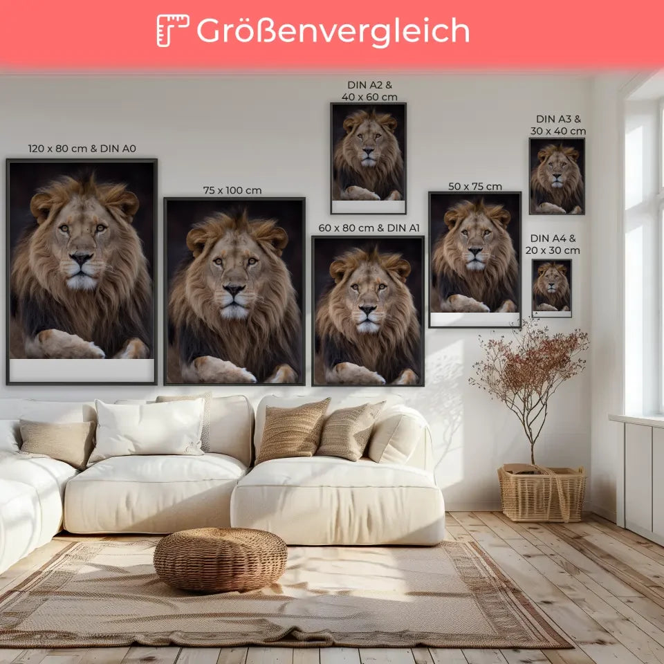 Elegantes Wanddesign mit monochromem Poster von Figuren in Umarmung 7