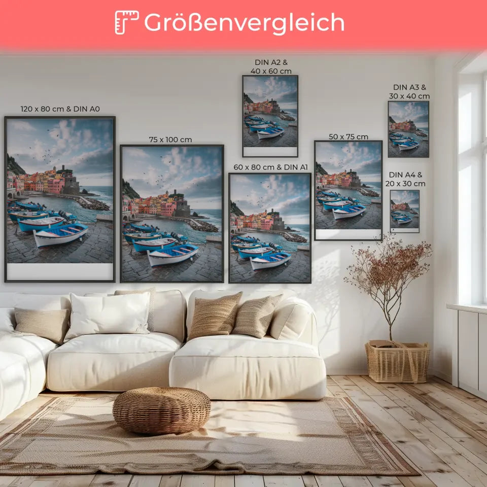Küsten-Poster mit Wellen und Muscheln für entspannte Atmosphären 7