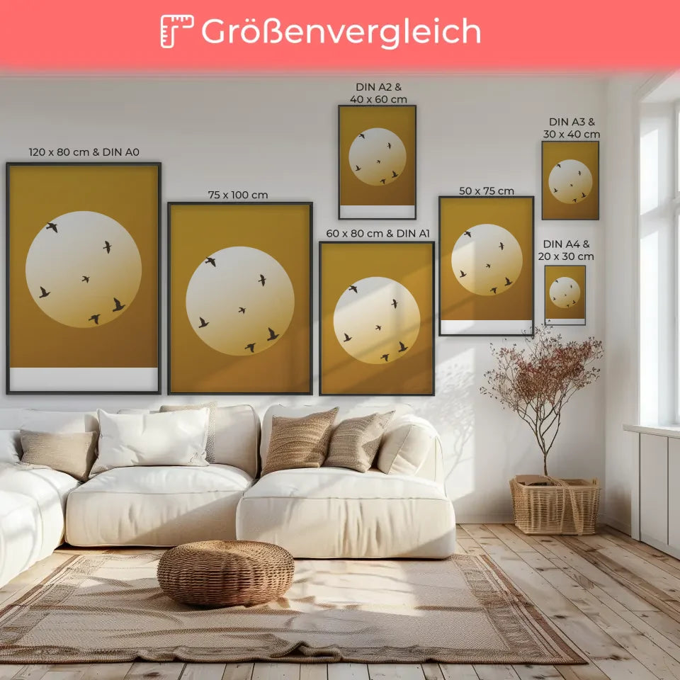 Seelandschaft mit Wald und Bergen - Sonnenaufgang & inspirierendes Zitat 7