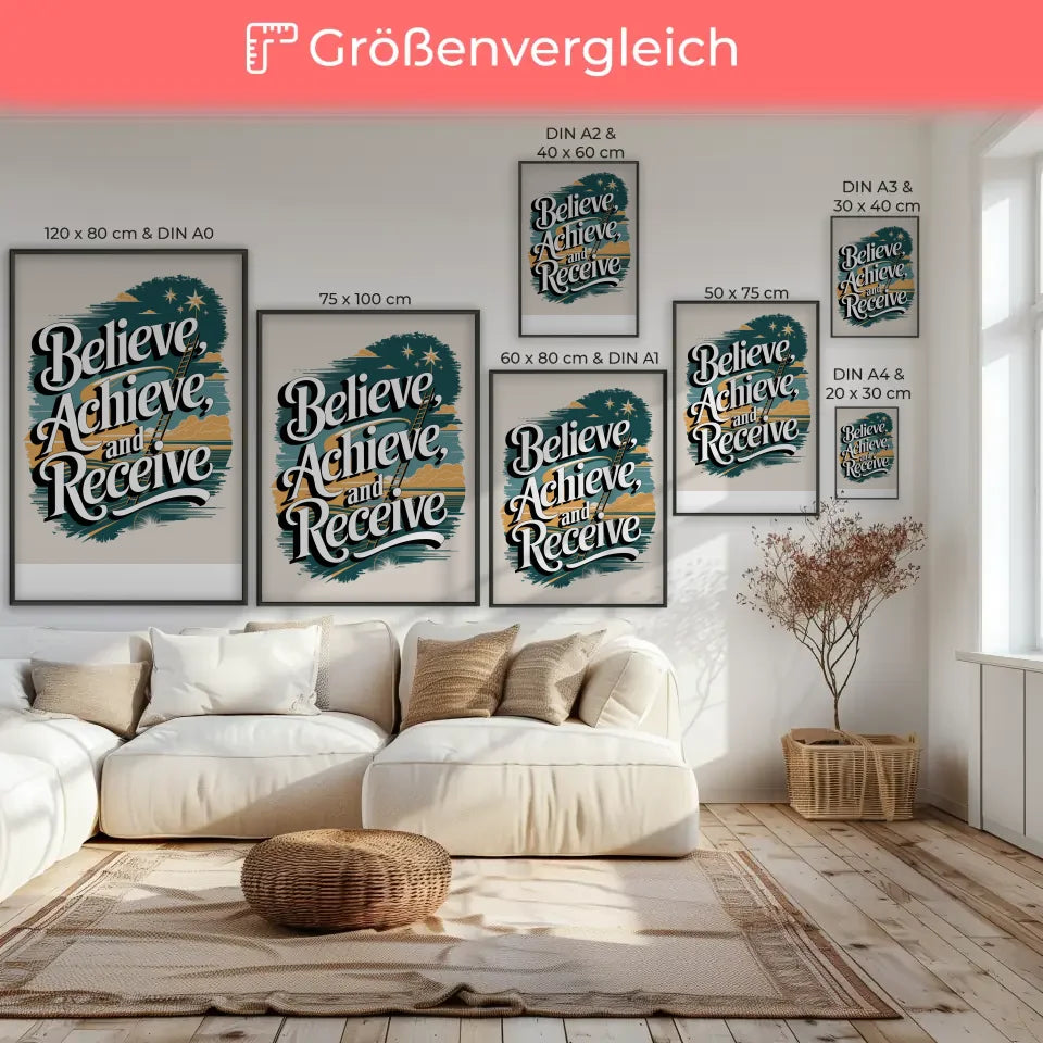 Inspirierender Poster für Erfolg und Motivation 7
