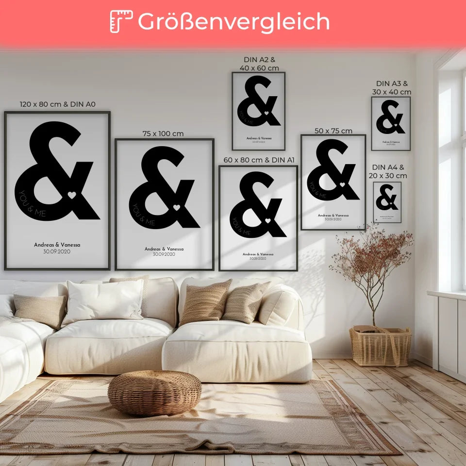 Poster Größenvergleich 1