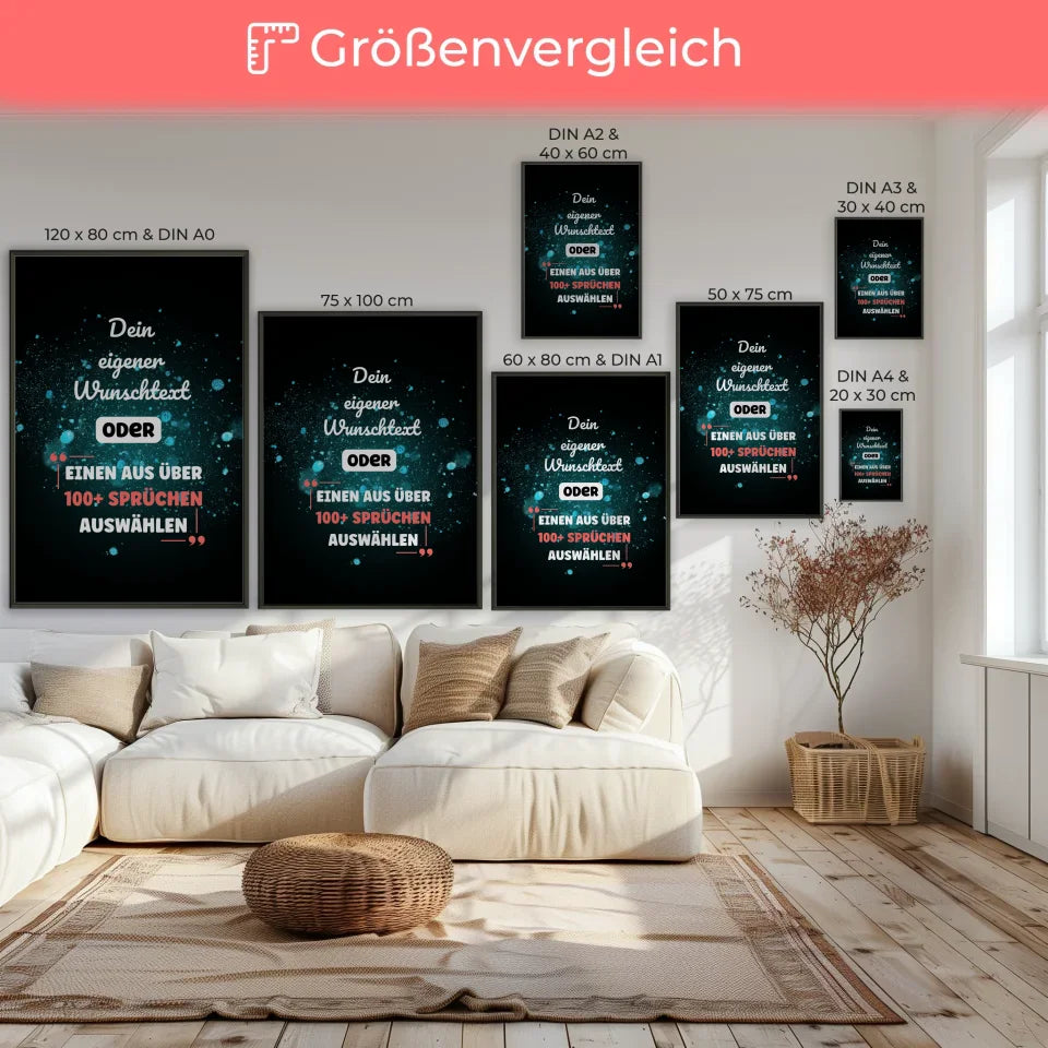 Poster Größenvergleich 1
