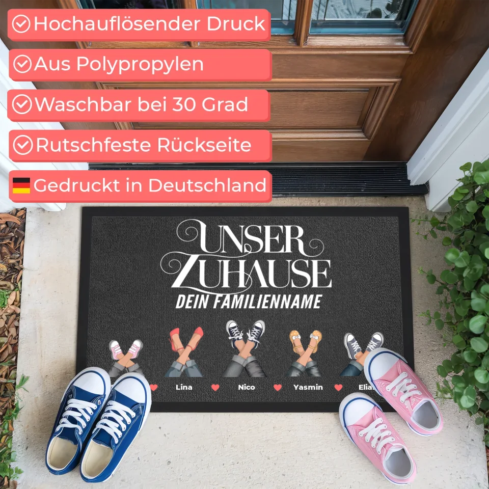 Individuelle Fußmatte mit Cliparts Willkommen auf Ungarisch 3