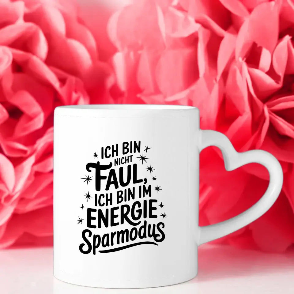 Lustige Sprüche Tasse Energie Sparmodus Vintage Design