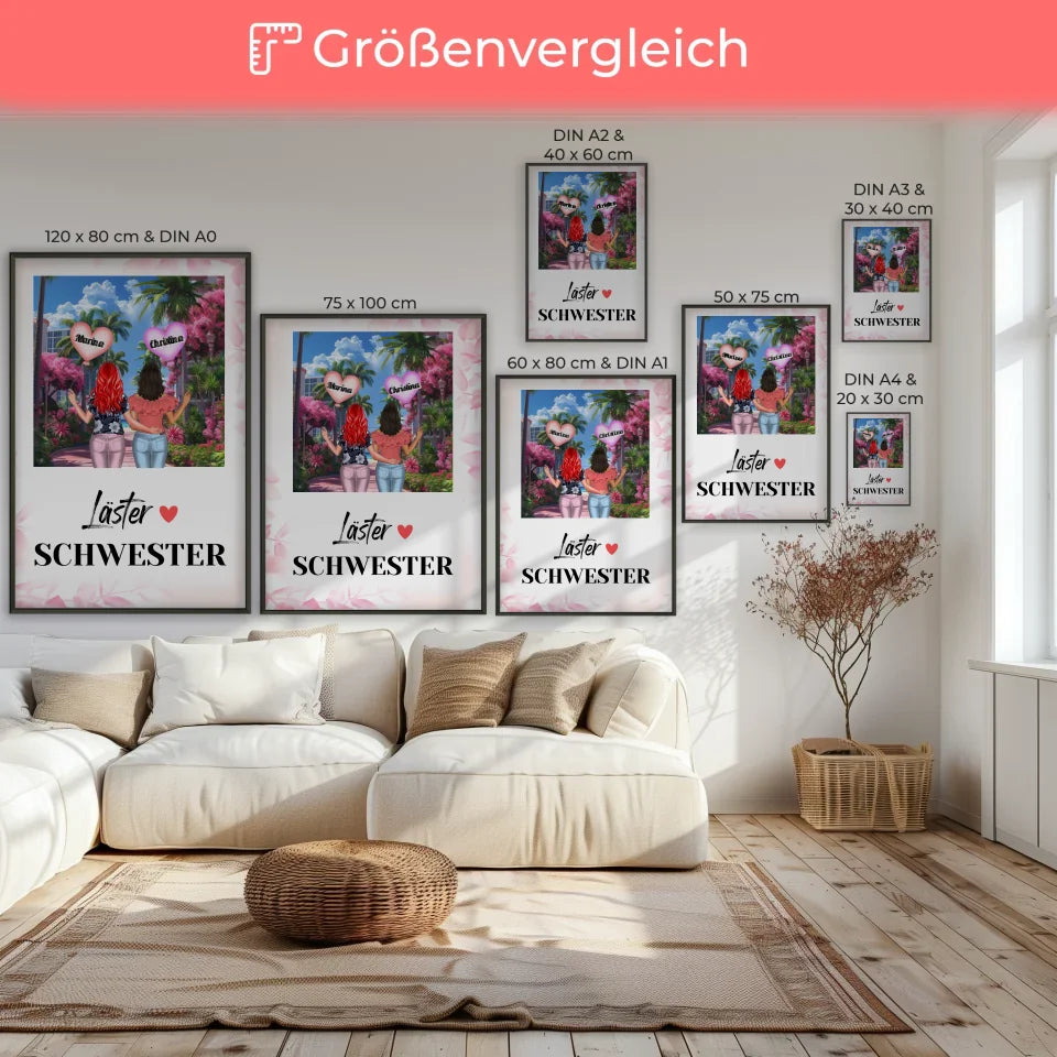 Freundinnen Poster LĂ€ster Schwester Urlaubsparadies 7