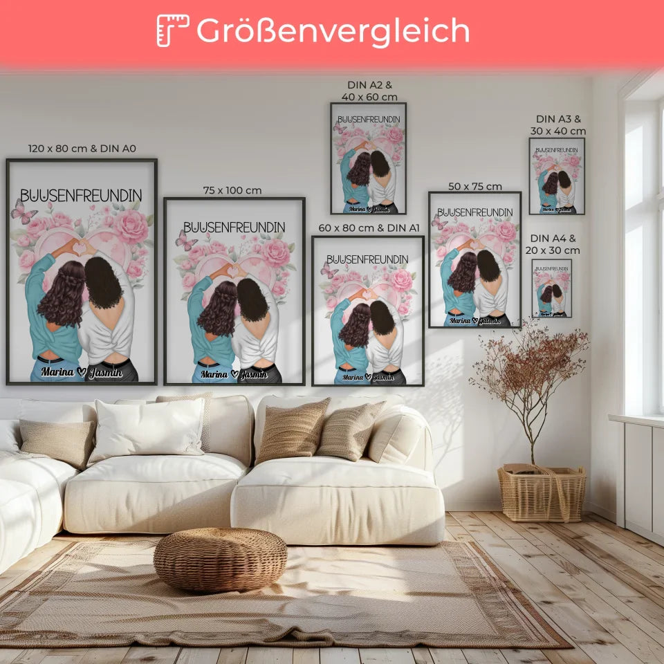 Freundinnen Poster Busenfreundin Viele Optionen 7