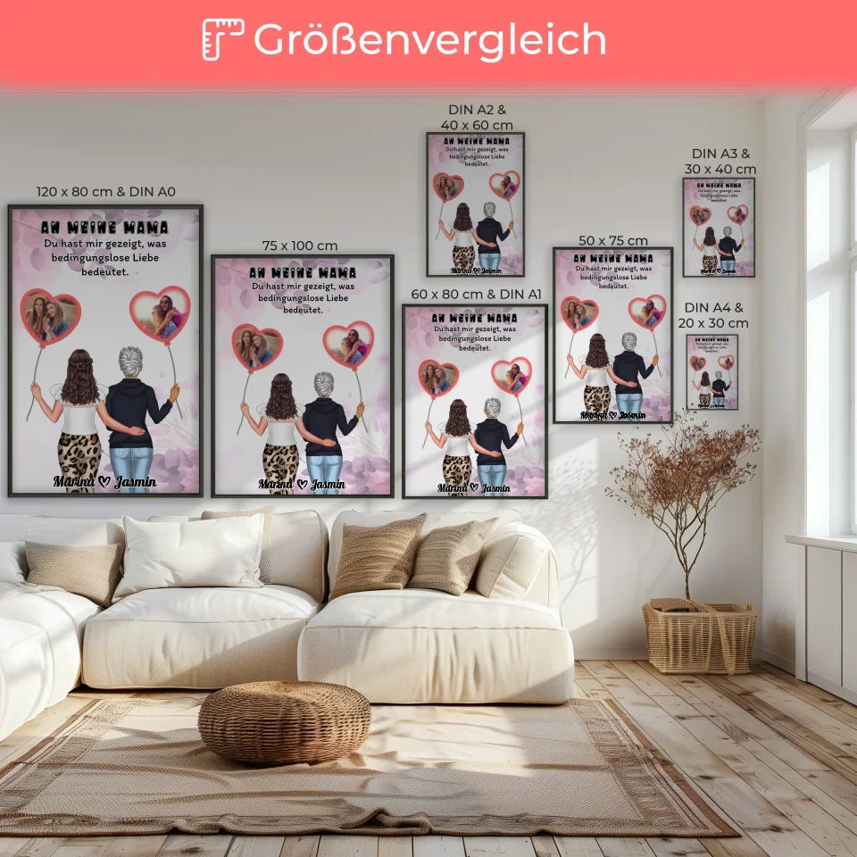 Poster Mama Bedingungslose Liebe Viele Optionen 7