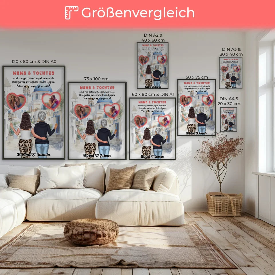Poster Personalisiert An meine Tochter Viele Optionen und Fotos 7