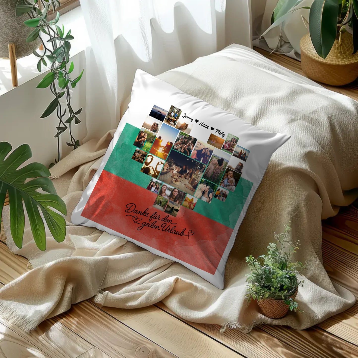 Fotokissen Urlaub für Beste Freundin aus Bulgarien gestalten