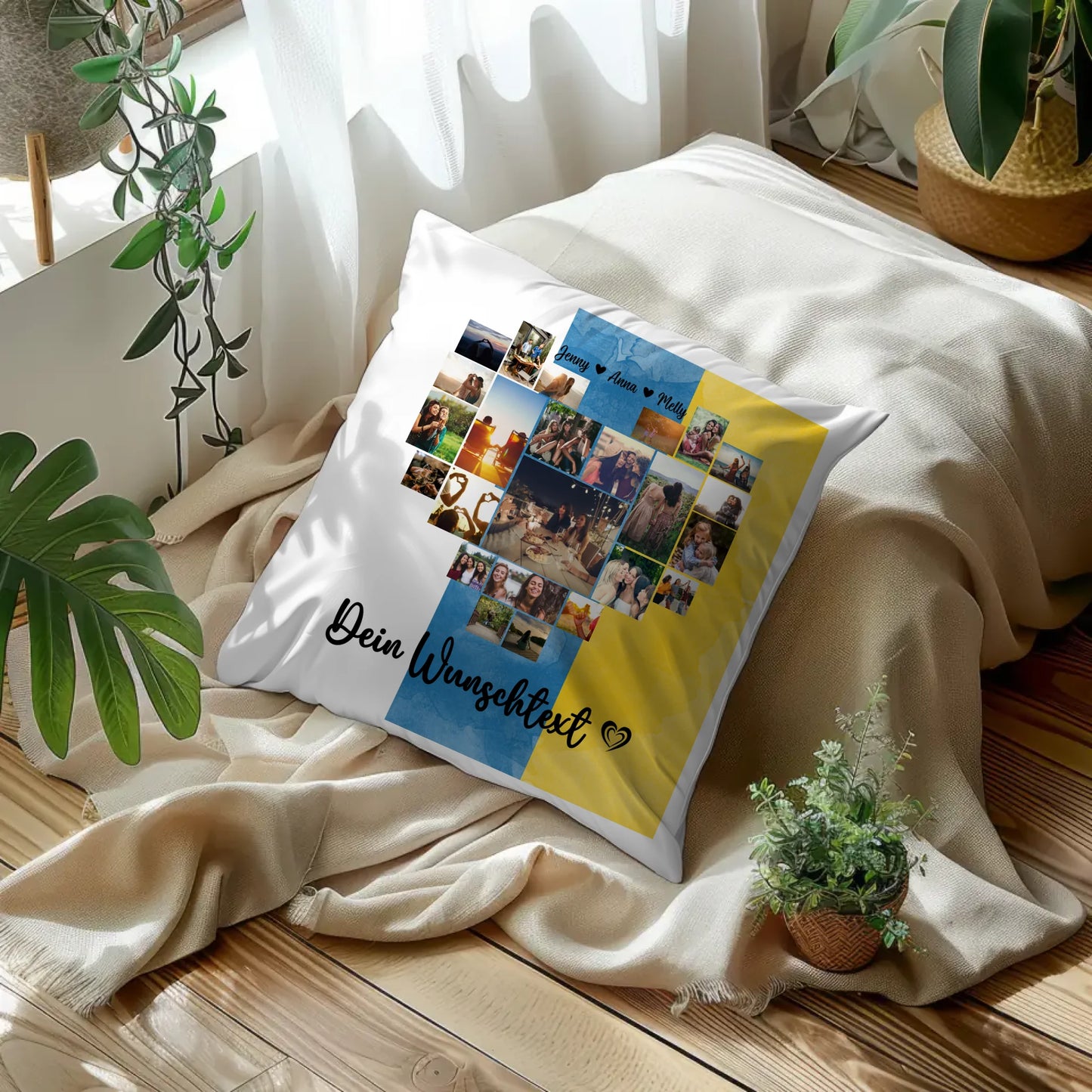 Kissen mit Fotos für Beste Freundin Fotocollage Kanaren