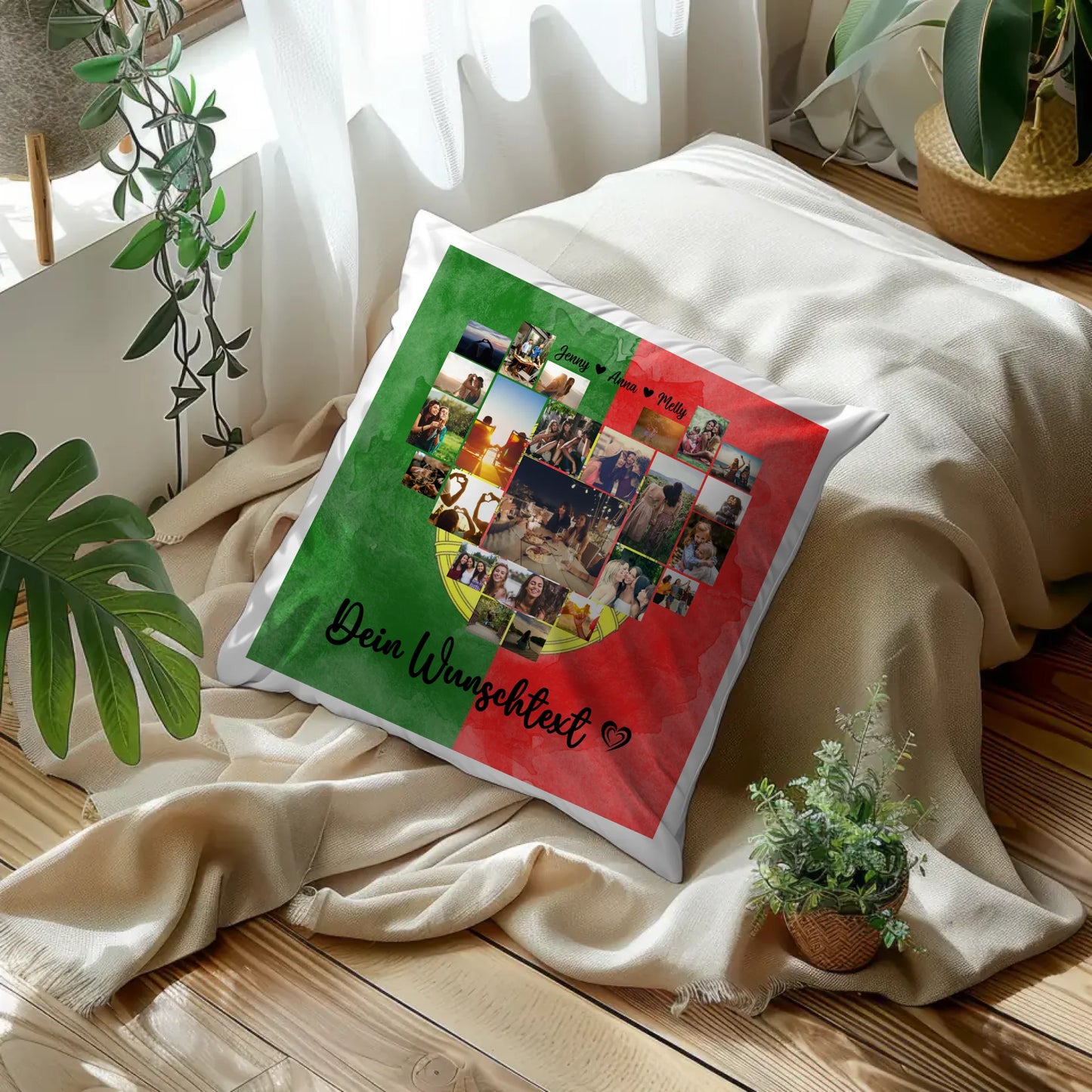 Fotokissen Für Paare Urlaub Erinnerung Portugal Design