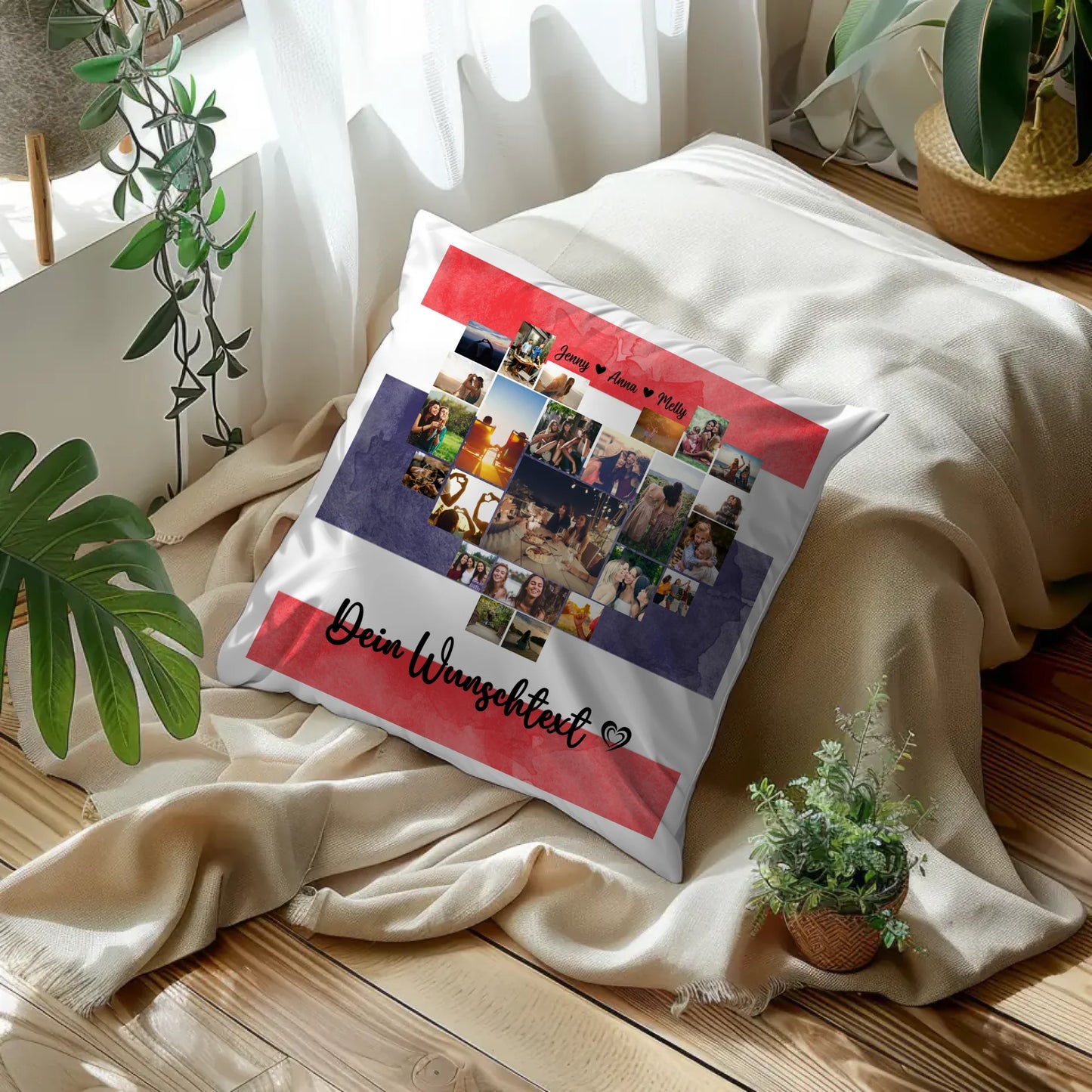 Kissen personalisiert Urlaub Erinnerung Thailand Geschenk