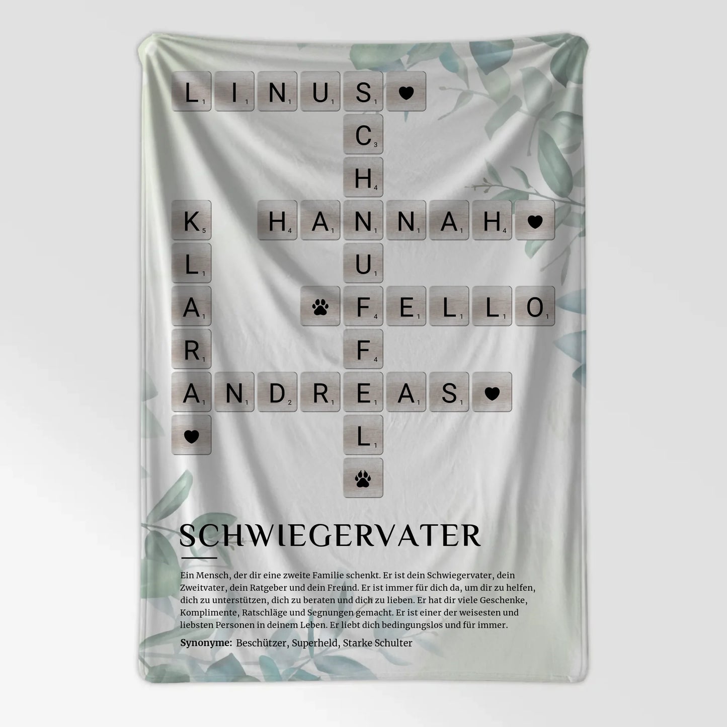 Personalisierte Foto Kuscheldecke Acrylglas Poster Puzzle