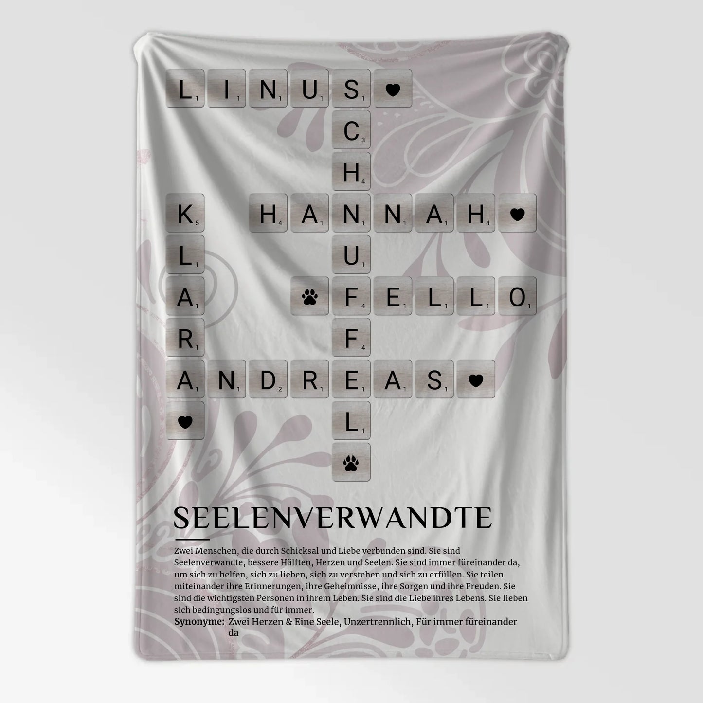 Personalisierte Kuscheldecke Definition Seelenverwandte Kreuzworträtsel