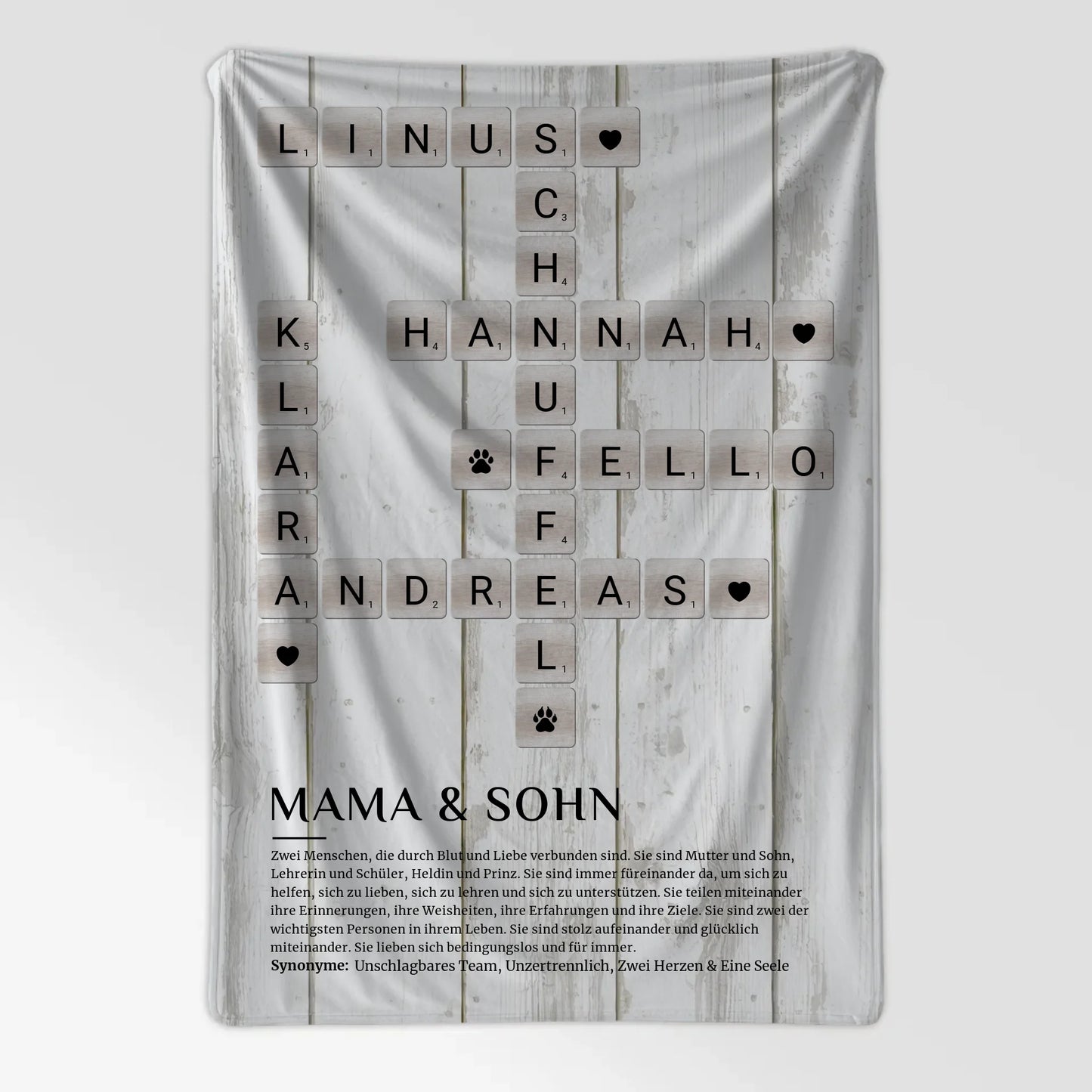 Fotodecke Definition Mama Sohn Kreuzworträtsel Geschenk