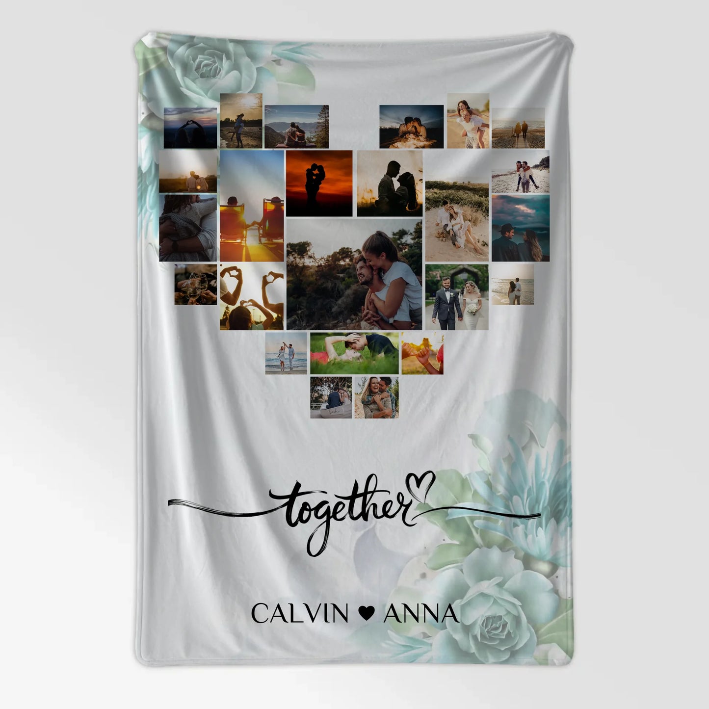 Decke Personalisiert Fotocollage Together Geschenkideen