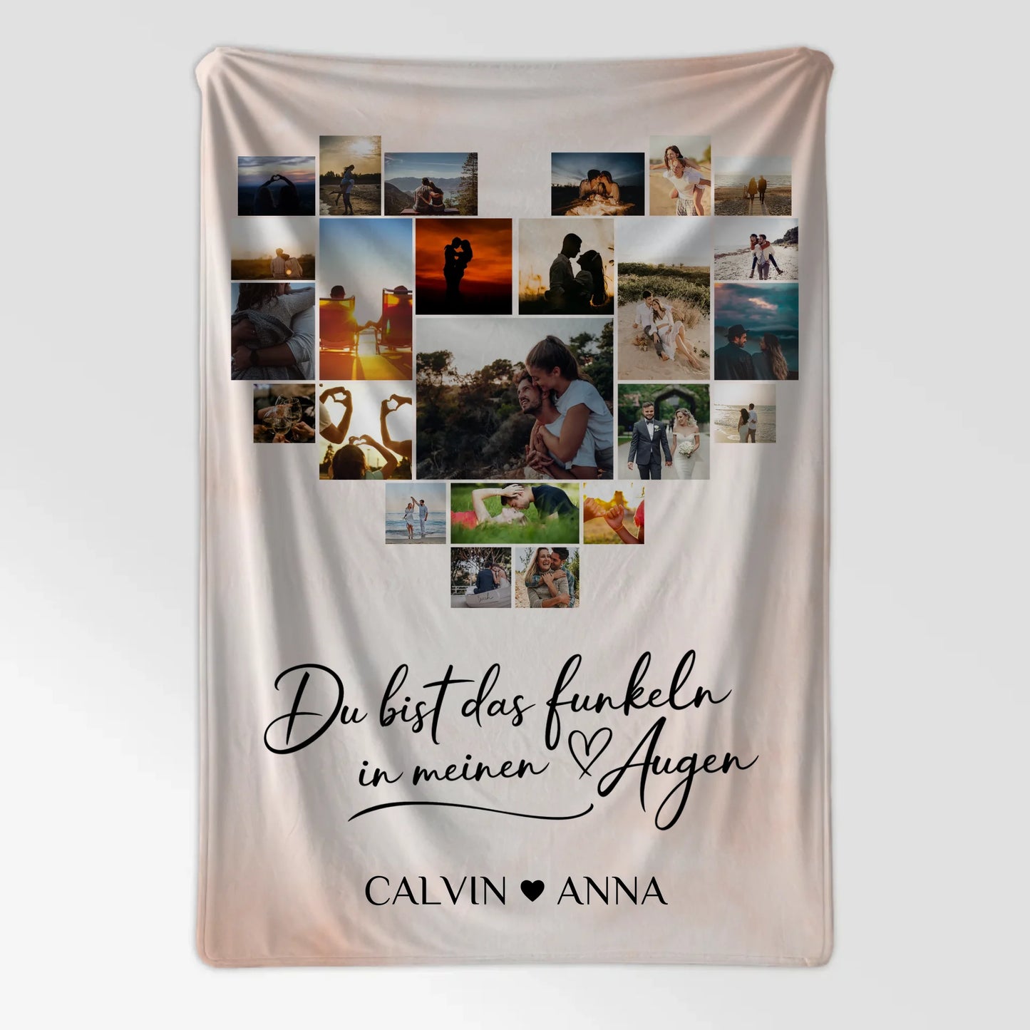 Kuscheldecke Mit Foto Fotocollage Du Bist Das Funkeln