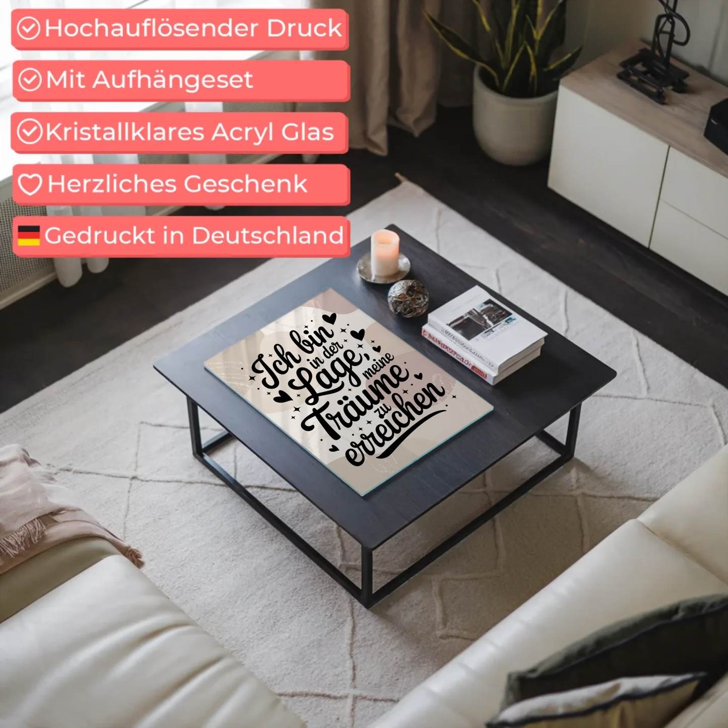 Personalisierte Foto Mit Acrylglas TrÀume Poster