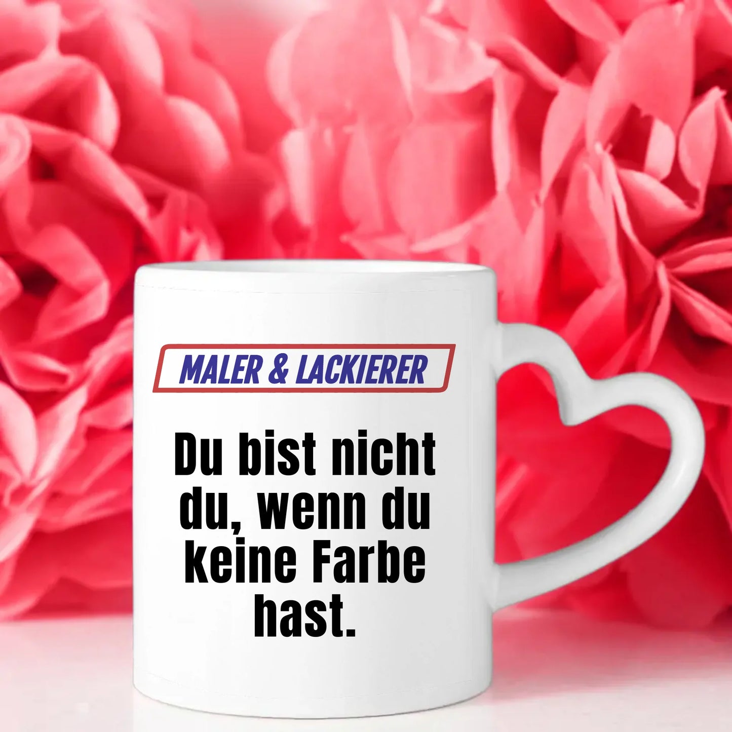 Personalisierte Tasse Kaffeetasse Lustig Du bist nicht Du wenn Maler & Lackierer