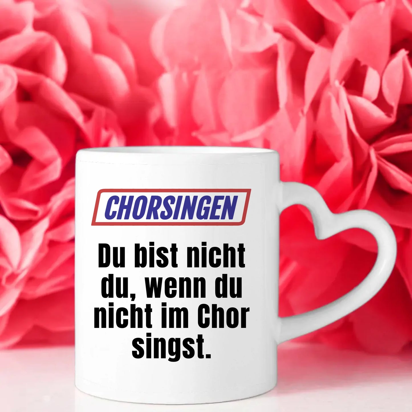 Kaffeetasse Lustig Du bist nicht Du wenn Chorsingen Personalisiert