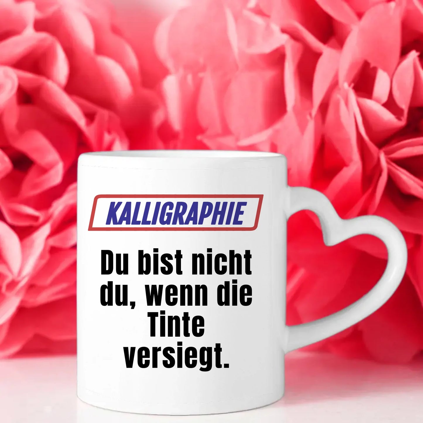 Lustige Tasse Du bist nicht Du wenn Kalligraphie Kaffeebecher Personalisiert