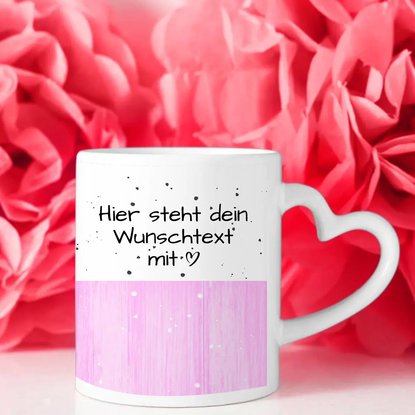 Personalisierte Tasse Schlagzeugerin mit Herz Geschenk Ideen