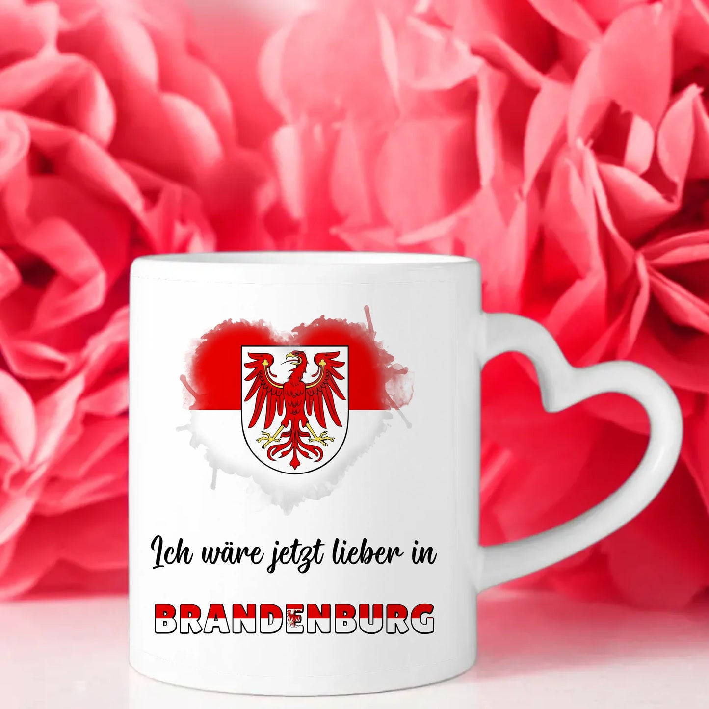 Kaffetasse Wäre jetzt lieber in Brandenburg Tasse Lustig