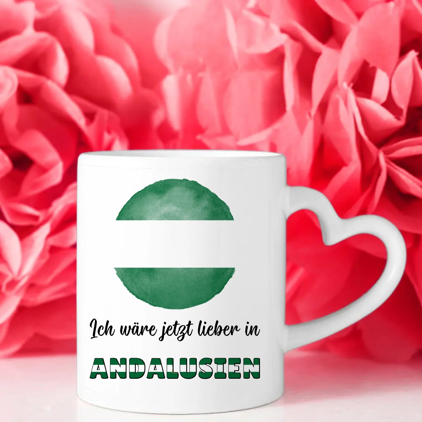 Kaffetasse Wäre jetzt lieber in Andalusien Tasse Lustig