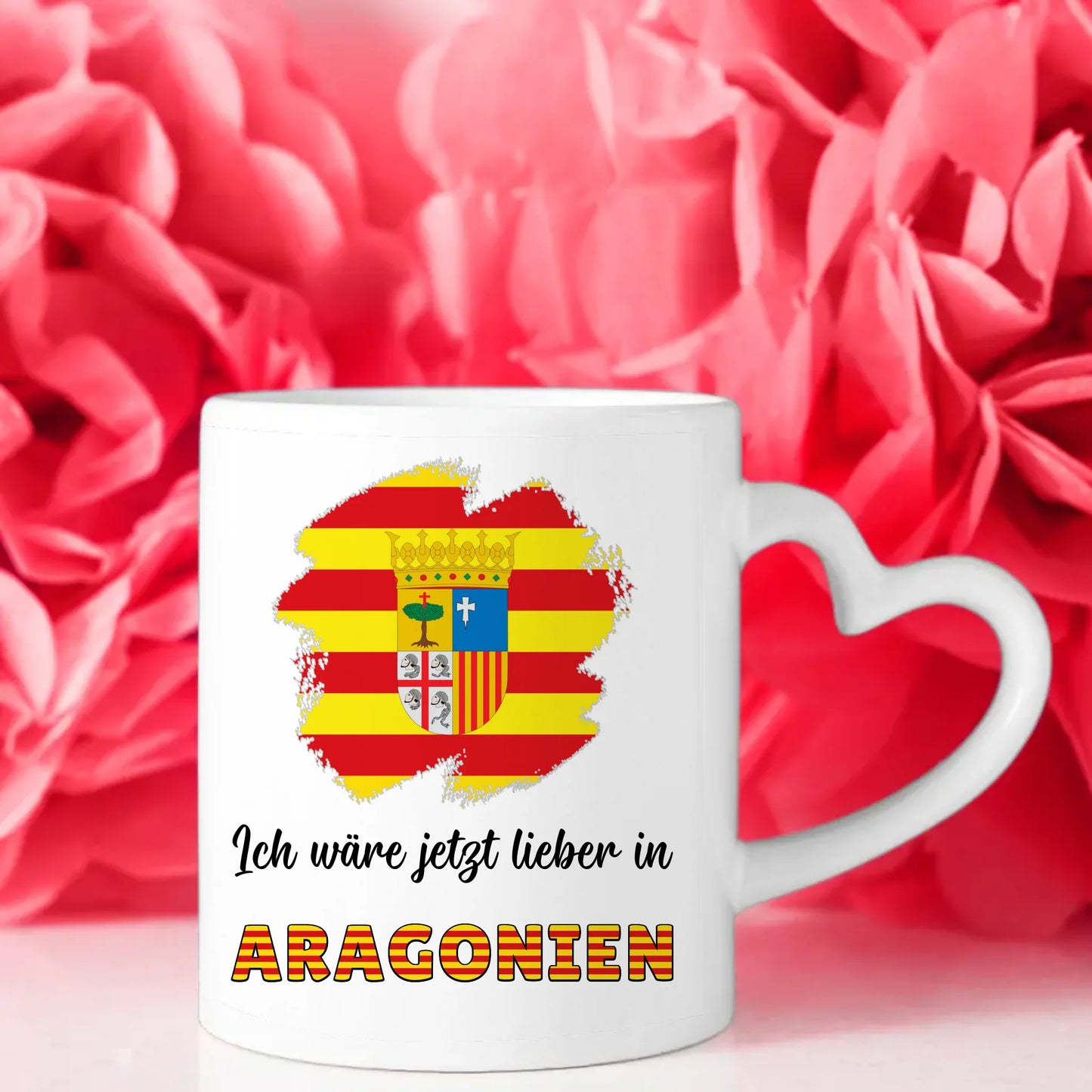 Kaffetasse Wäre jetzt lieber in Aragonien Tasse Lustig