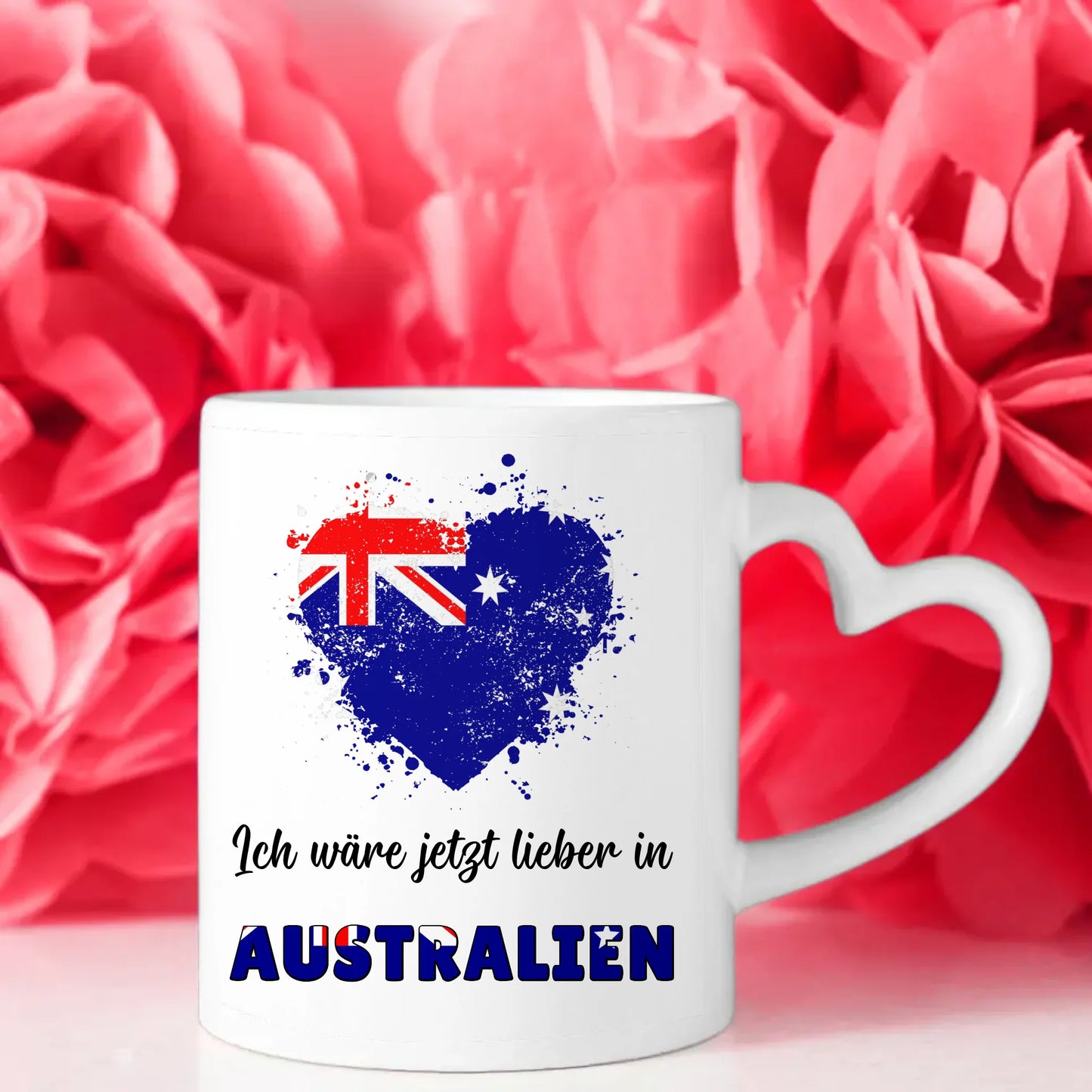 Kaffetasse Wäre jetzt lieber in Australien Tasse Lustig