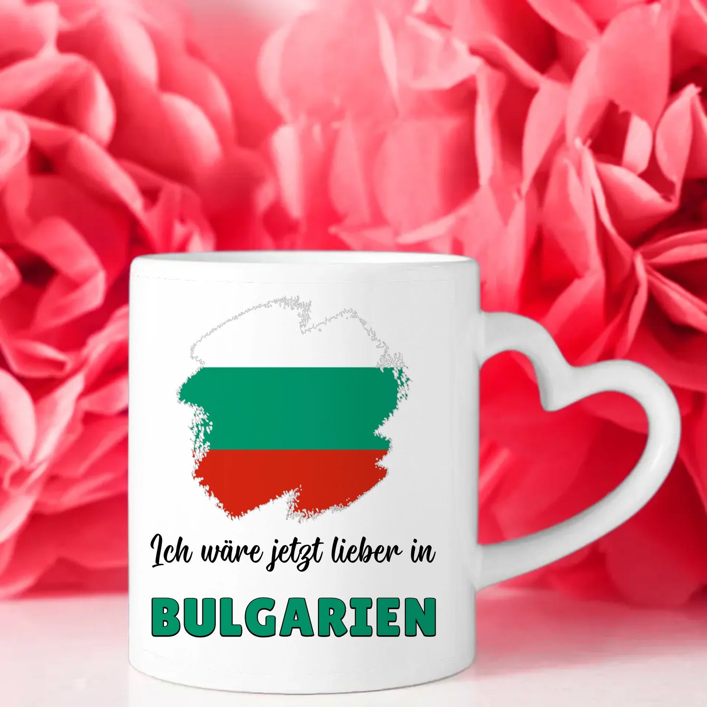 Kaffetasse Wäre jetzt lieber in Bulgarien Tasse Lustig