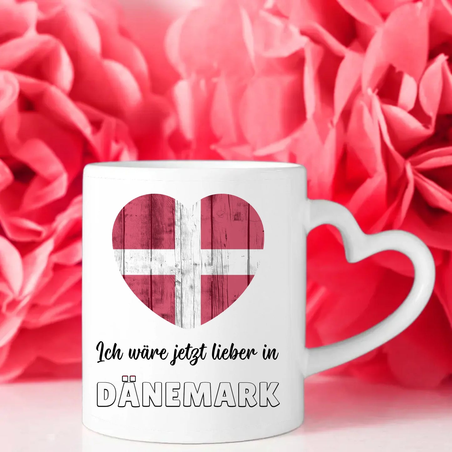 Kaffetasse Wäre jetzt lieber in Dänemark Tasse Lustig